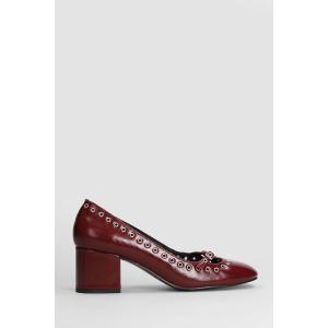 Decollete in Pelle Bordeaux