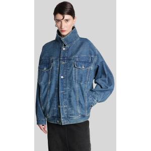 Giacche Denim  in Cotone Blu