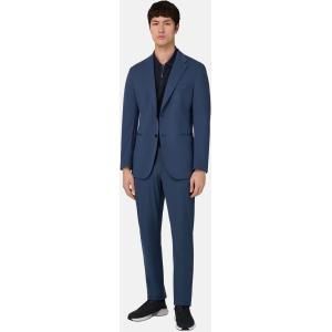 Boggi, Giacca In Nylon Stretch B Tech, Uomo, Air-blu, Taglia: 52