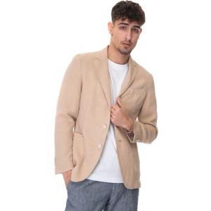 BOSS Giacca sfoderata decostruita Beige Lino Uomo