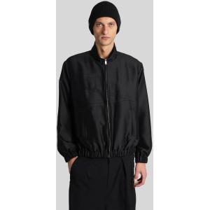 Giacca Bomber  in Lana Nera