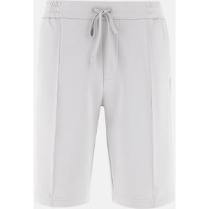 Boggi, Bermuda In Light Scuba Misto Cotone, Uomo, Ghiaccio, Taglia: M