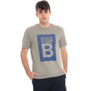 Ecoalf T-shirt girocollo mezza manica Becaralf Verde Cotone riciclato Uomo