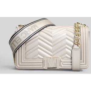 Borsa a spalla Flat Wave M in Gomma Taupe