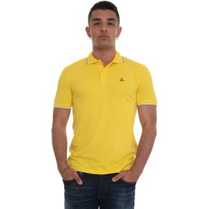 Peuterey Polo manica corta NEWMEDINILLASTR Giallo Cotone Uomo