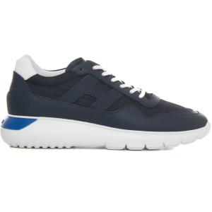 Hogan Sneakers in tela e pelle Interactive 3 Blu Pelle Uomo