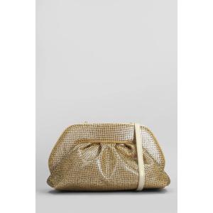 Pochette Tia Strass in ecopelle Oro
