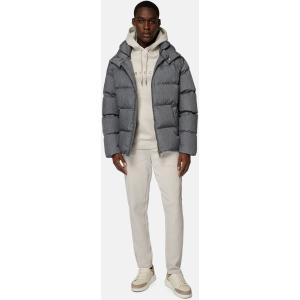 Boggi, Bomber In Tessuto Tecnico In Piuma D`oca, Uomo, Grigio, Taglia: L