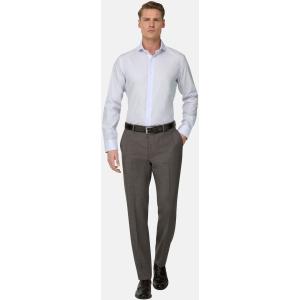 Boggi, Camicia A Righe In Cotone Slim Fit, Uomo, Azzurro, Taglia: 38