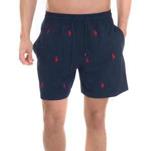 Ralph Lauren Boxer mare Blu-rosso Poliammide Uomo