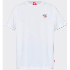 Diesel T-Shirt T-Norm Dolphin Bianca