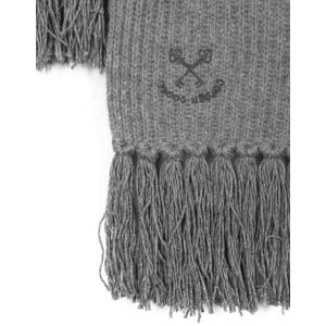 Sciarpa In Lana Lavorata A Coste Golden Goose Grigio Taglia onesize Golden Goose Taglia onesize