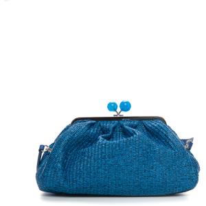 Max Mara weekend Borsa modello clutch Bluette Cotone Donna