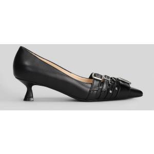 Decollete  in Pelle Nera