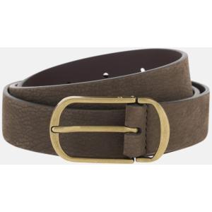 Boggi, Cintura In Nabuk, Uomo, Marrone scuro, Taglia: 95
