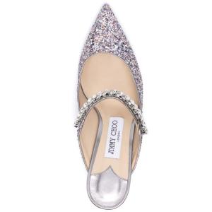 Sabot Bing 65 Con Tacco Glitter Jimmy Choo Metallico Taglia 37.5 Jimmy Choo  Taglia 37.5