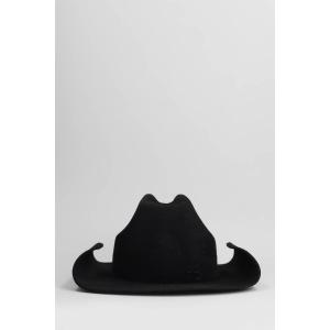 Cappello Cowboy Hat  in Lana Nera