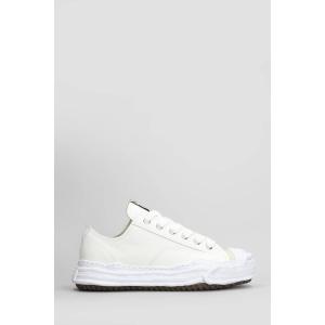 Sneakers Hank low in Pelle Bianca