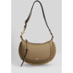 Borsa a spalla Oskan moon in Pelle Khaki