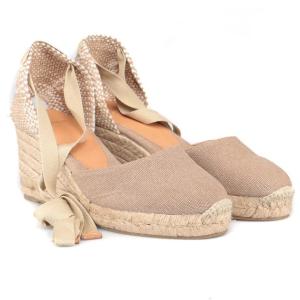 Espadrillas Carina Con Zeppa Castaner Nude e Neutro Taglia 36 Castaner  Taglia 36