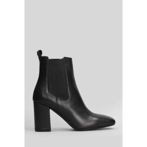 tronchetti tacco alto Emma Beat in Pelle Nera