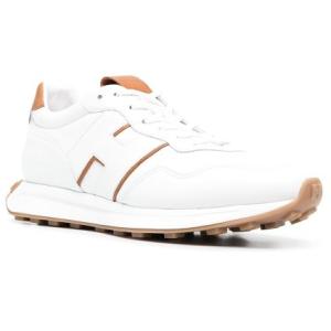 Sneaker In Pelle Con Dettagli A Contrasto Hogan Bianco Taglia 8 Hogan  Taglia 8