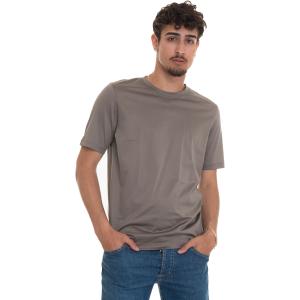 Gran Sasso T-shirt manica corta girocollo Tortora Cotone Uomo