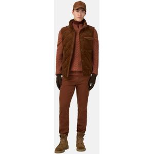 Boggi, Gilet In Velluto Di Cotone Imbottito, Uomo, Marrone, Taglia: S