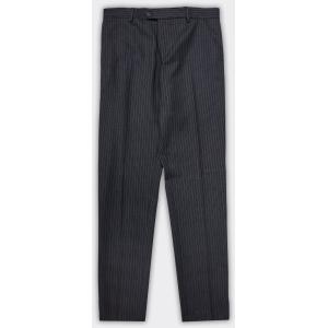 Selected Homme Pantalone Theo Pinstriped Grigio