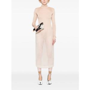 Body Con Logo A Quattro Punti Maison Margiela Nude e Neutro Taglia 38 Maison Margiela Taglia 38