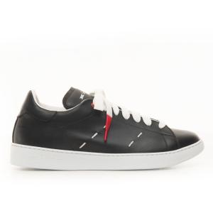 Kiton Sneakers con lacci Nero Pelle Uomo