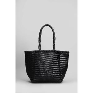 Tote Grace Basket Small in Pelle Nera