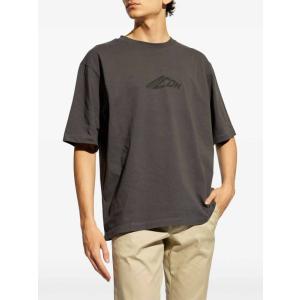 T-shirt In Cotone Con Stampa Logo Dsquared2 Grigio Taglia S Dsquared2  Taglia S