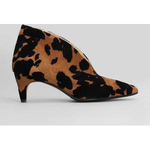 tronchetti tacco alto in Camoscio Animalier