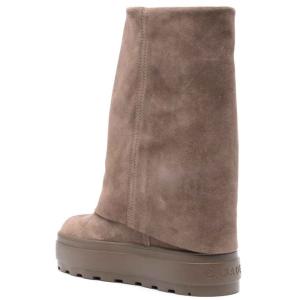 Stivaletti In Camoscio Casadei Nude e Neutro Taglia 37 Casadei  Taglia 37