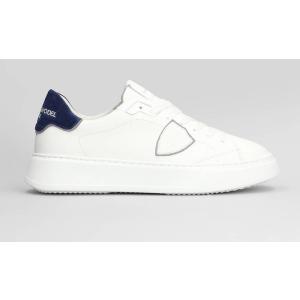 Sneakers Temp Low in pelle e tessuto Bianco