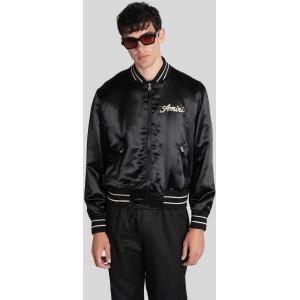 Giacca Bomber  in viscosa Nera