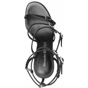 Sandalo Con Dettagli Cut-out Alexander Mcqueen Nero Taglia 36 Alexander Mcqueen  Taglia 36