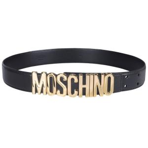 Cintura Logata Moschino Nero Taglia 40 Moschino Taglia 40