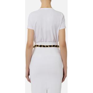 T-shirt Elisabetta Franchi Bianco Taglia 40
