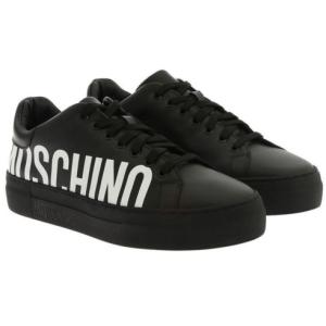 Sneaker Nera Con Logo Moschino Nero Taglia 45 Moschino  Taglia 45