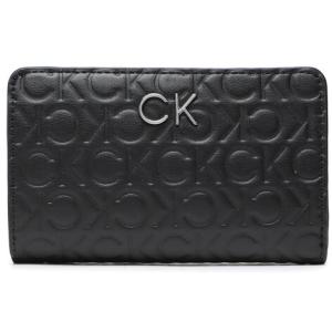 33-Portafoglio grande da donna Re Lock Bifold Wallet Emb Mono K60K610240 Nero