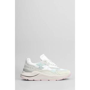 Sneakers Fuga Hf Plus in Camoscio e Tessuto Bianco