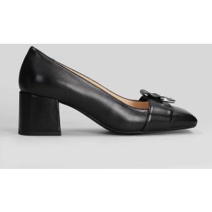 Decollete  in Pelle Nera