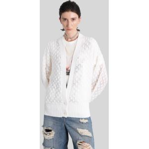 Cardigan  in Poliammide Bianca