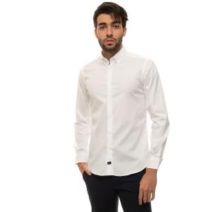 Fay Camicia casual Bianco Cotone Uomo