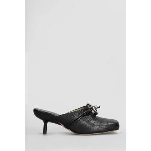 Slipper-Mule Le clog in Pelle Nera