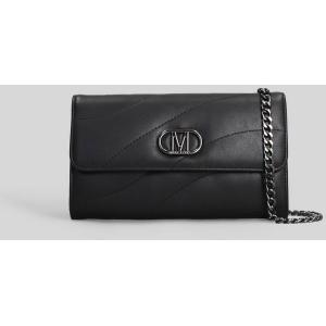 Borsa a spalla Glow Pouch in ecopelle Nera