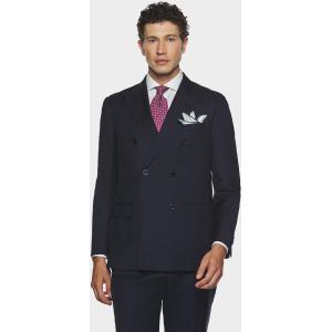 Abito doppiopetto uomo in misto lana comfort