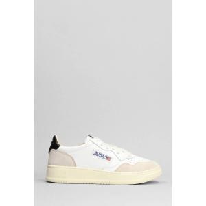 Sneakers Medalist Low in pelle e camoscio Bianco